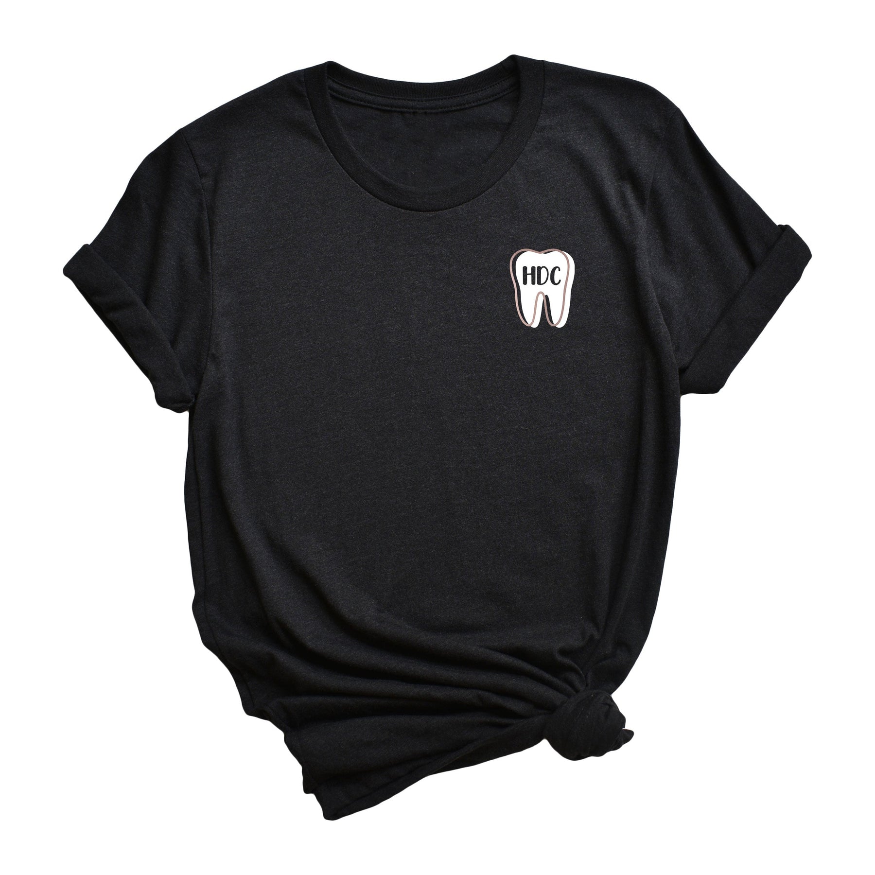 LubDub Hanna Dental Heather Shirt with Tooth Outline